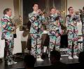 Bild: Wolfgang Steinbacher
Mit einer Mischung aus musikalischer Klasse, Spielfreude, toller Interaktion mit dem Publikum und großem Facettenreichtum sorgte "Bozen Brass" dafür, dass ihr Konzert im Rathaussaal Amberg ein umjubelter Erfolg wurde.
