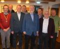 Bild: jr
Ehrungen und Neuwahlen standen beim Schachclub Mitterteich an. Unser Bild zeigt (von links) Stadtverbandsvorsitzender Peter Haibach, 3. Stadtmeister Karl-Johan Laustsen, Erwin Schuh, Stephan Krämer, Stadtmeister Michael Schmid, Vorsitzender Paul Trapp, Hermann Lang, 3. Bürgermeister Ernst Bayer und Herbert Bauernfeind.