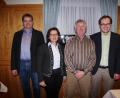 Bild: nib
Nach der Wahl bei der CSU Fensterbach: Vorsitzender Thomas Schmid, seine Stellvertreterin Christiane Scherer, Schriftführer Alfons Straller und Europakandidat Tobias Ehrenfried (von links).