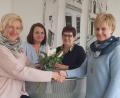 Bild: degr
Wechsel im Yoga-Kurs des SVL Traßlberg: Claudia Steindl, Manuela Steiner, Gertrud Hartmann und Silvia Behringer (von links).