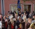 Bild: bö
Mit einem Festzug und Gottesdienst feiert der Zunftverein der Maurer und Zimmerer in Schmidmühlen seinen 113. Jahrestag. Natürlich stand Josef, der Schutzheilige der Handwerker, im Fokus dieses besonderen Anlasses.