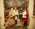 Bild: exb
Maria Mergans, Rita Reis, Christa Appl und Maria Schlögl (von links), alle Vorstandsmitglieder des Frauenbundes Oberköblitz, boten das Solibrot zum Verkauf an.