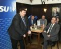 Bild: Petra Hartl
Bernd Posselt, ehemaliger Europaparlamentarier, zu Gast in Amberg.