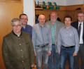 Bild: mfh
Auf 25 oder 40 Jahre blicken die Jubilare bei den Riglasbrünnern zurück. Von links Zweiter Vorsitzender Michael Scherer, Günter Hartmann, Georg Mutzbauer, Dieter Schlosser, Ludwig Mutzbauer, Bürgermeister Michael Göth und Erster Vorsitzende Otto Windisch.