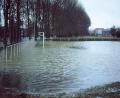 Bild: rha
Hochwasser im März 1988: Der überschwemmte Platz des FV Vilseck.