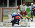 Bild: gb
Devils-Keeper Daniel Filimonow bot auch im vierten Play-off-Match gegen die Hannover Scorpions eine starke Leistung. Die 3:4-Niederlage nach Verlängerung und damit das Aus im Achtelfinale konnte aber auch er nicht verhindern.