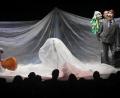 Bild: Wolfgang Steinbacher
„Ich klage an“ – „Abgewiesen“, das sind die Schlüsselwörter in der Kleist-Novelle „Michael Kohlhaas“. Die Bühne Cipolla brachte Figurentheater für Erwachsene mit Livemusik ins Stadttheater.