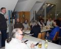 Bild: lep
In der Jahreshauptversammlung des Vereins der Geo- und Naturführer im Geopark Bayern-Böhmen geben Vorstand Raimund Rötthenbacher (sitzend, vorne) und Geschäftsführer Dr. Andreas Peterek (stehend) einen Rückblick sowie eine Vorschau auf die geplanten Aktivitäten.