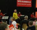 Bild: sck
Als Crew der SPD-Enterprise gehen (von links) Christine Ott, Rudi Bradl, Frontmann Norbert Gradl, Robert Schmid und Andreas Trenz auf einen Flug durch das Auerbacher Universum.