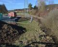 Bild: fz
Der Gleitsbach wird renaturiert und links ist bereits mit dem Bau des Feuerwehrhauses begonnen. Die Gelder hierfür sind im Haushalt bereit.