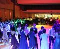 Bild: afl
Bei den Line Dances und bei der Berliner Polka füllen die Tanzschüler auch am "Blauen Ball" die komplette Tanzfläche aus.