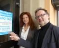Bild: rn
Anja Bräu und Wolfgang Bodensteiner laden zum Tag der offenen Tür mit vielen Informationen.