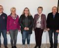 Bild: pi
Josef Träger (rechts) steht weiter an der Spitze des VdK-Ortsverbands Waldkirch und hat mit Renate Reber (Zweite von rechts) eine neue Stellvertreterin. Weiter in der Vorstandschaft wirken mit: Martin Käs, Anna Träger und Alexandra Hacker (von links).