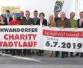 Bild: Hirsch
Die Veranstalter und Sponsoren werben für den Charity-Stadtlauf und wollen am 6. Juli die 1000er-Teilnehmergrenze knacken.