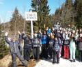 Bild: exb
Die Sechst- und Siebtklässler der Mittelschule genießen die tage im Bayerischen Wald.