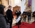 Bild: mab
Sie gestaltet seit vielen Jahren die Jugendgottesdienste in der Miesbergkirche: Die Gruppe "Alive"