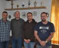 Bild: ak
Vorsitzender Wolfgang Liedl, Kassier Alexander Sporr, Zuchtwart Stefan Pöllath und Schriftführer Markus Pöllath (von links) gehören dem neuen Vorstandsteam des Rex-Clubs an.