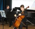 Bild: lg
Christoph Greger am Cello und Stefan Schäufl am Steinway-Flügel beeindruckten das Publikum beim Jubiläumsabend des Fördervereins mit einer schwierigen Paganini-Komposition.