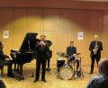 Bild: rbr
Das Swing- und Jazz-Quartett „Echoes of Swing“ im Pressather Pfarrsaal (von links): Bernd Lhotzky, Colin T. Dawson, Oliver Mewes und Chris Hopkins