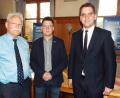 Bild: e
Helmut Fischer hatte für die Senioren-Union Patrick Reitinger und Christian Doleschal (von links) eingeladen.