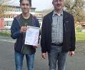 Bild: ü
Jakob Zeitler (links) mit seinem Ausbilder Christian Kausler.
