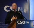 Bild: flk
Finanzminister Albert Füracker betont in seiner Rede beim Starkbierfest die Stärken der Nordoberpfalz.
