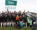 Bild: Hirsch
Jubel mit Fahne: Der TSV Stulln ist Meister der Kreisliga West - fünf Spieltage vor Schluss.