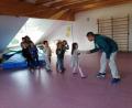 Bild: rn
"Handgreifliche" Übungen mit Marcus Gradl gehören zum Selbstverteidigungskurs der Vorschüler des Kindergartens.