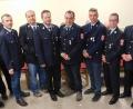 Bild: hai
25 Jahre im aktiven Dienst sind Stefan Nickl, Harald Biersack, Holger Krauß, Markus Bauer, Stefan Kausler und Norbert Kaußler (von links).