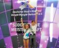 Bild: exb
Emma Honig mit Kilian Staudinger wurden Süddeutscher Meister der Schülerklasse.