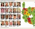 Grafik: Oberpfalz-Medien
So sieht die Bürgermeister-Karte des Landkreises Amberg-Sulzbach derzeit aus. Grün sind die Kommunen markiert, in denen die Amtsinhaber 2020 wieder antreten.