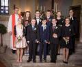 Bild: Foto Steinbauer
Die Hartmannshofer Konfirmandengruppe mit Pfarrerin Judith Felsner und Diakon Alexander Loos.