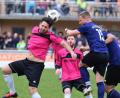 Bild: Schrems
Der FC Tirschenreuth (links Emre Taskiran in der Partie gegen Kulmbach) will nach dem 4:0-Sieg beim FSV Bayreuth nachlegen. Am Ostersamstag gastiert Bavaria Waischenfeld, am Ostermontag reisen die Kreisstädter zum SSV Kasendorf.