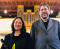 Bild: wku
Gerd Hennecke und Verena Schmid gestalten ein viel beklatschtes Osterkonzert in der evangelischen Kirche in Hirschau,.