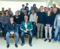 Bild: bsc
Stefan Köhler und Peter Kaßeckert (vorne sitzend, von links) waren die erfolgreichsten Schützen des Osterschießens 2019.