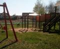 Bild: lgc
Der Kinderspielplatz soll im Zuge der einfachen Dorferneuerung für 160 000 Euro aufgewertet werden. Bereits im Bau ist das Spielfeld (im Hintergrund).