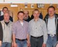 Bild: hl
Josef Wöhrl (Zweiter von rechts) bleibt Vorsteher der Jagdgenossenschaft Atzmannsberg-Köglitz. Jagdpächter Herbert Tretter (rechts) zeigt sich zufrieden mit der Zusammenarbeit.