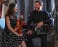 Bild: exb
Geigerin Susanne Hofmann und der argentinische Bandoneonist Matías González.