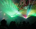 Bild: exb
Nächtliche Lasershow im Freien