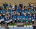 Bild: u
Das Musikzug-Orchester unter Dirigent Wolfgang Vögele (links) erhielt für das Osterkonzert stehende Ovationen des Publikums.