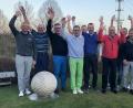 Bild: P. Kohlmann
André Dossard von Jura Golf Hilzhofen (links) siegte beim Angolfen vor Immanuel Kästlen (GC Lauterhofen, rechts).