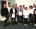 Bild: Hirsch
Der ASV Fronberg wählte neu und ehrte langjährige Mitglieder. Das Bild zeigt von links: Manfred Tripke, OB Andreas Feller, Gerhard Hottner, Gerhard Allert, Ulrike Roidl, Andreas Huf, Elisabeth Metz, Ute Kotzbauer, Martin Rappl, Rosmarie Frischeisen und Andre Diermeier.