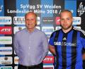 Bild: exb
Michael Heisig (rechts) spielt künftig für die SpVgg SV Weiden.