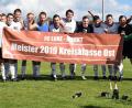 Bild: Büttner, Gerhard
Der FC Luhe-Markt ist am Ziel angelangt: Die Spieler feierten nach dem 3:0-Heimsieg über den FSV Waldthurn die vorzeitige Meisterschaft in der Kreisklasse Ost.