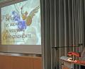 Bild: nib
Claudia Eisenhut-Saller referierte zur Geschichte der St.-Michael-Kirche in Wolfring, als einen Aspekt zur 900-Jahr-Feier des Ortes.