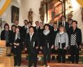 Bild: fpoz
Der katholische Kirchenchor bot den gut 100 Besuchern einen musikalischen Hochgenuss.