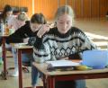 Bild: gsb
Auch am Augustinus-Gymnasium ging es am Dienstagmorgen los. Die Schüler schienen mit der Auswahl der Aufgaben zufrieden.