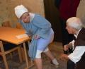Bild: wku
Lisa Nübler und Günter Seibold vom Königsteiner Bauerntheater spielen das Stück „Brandwundn“ des Königsteiner Mundartdichter Georg Weiß nach.