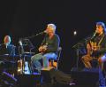 Bild: Karin Hegen
Eigentlich wollten sie nach ihrem 100. gemeinsamen Konzert aufhören, jetzt sind (von links) Martin Kälberer, Werner Schmidbauer und Pippo Pollina nochmals durchgestartet. Für ihr begeisterndes Konzert im ACC erhielten sie Standing Ovations.