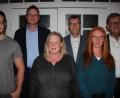 Bild: kro
Der Handballclub ehrte treue Mitglieder (von links): Ralf Meixner (10 Jahre), Vorsitzender Thomas Kurzeck, Yvonne Rubner (30), Franz Häring (40), Pamela Haulena (30) und Dritter Bürgermeister Norbert Schuller.